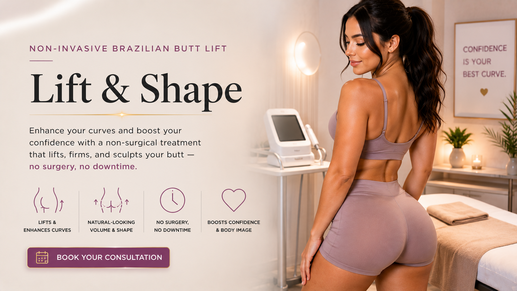 Non-Invasive Brazilian Butt Lift